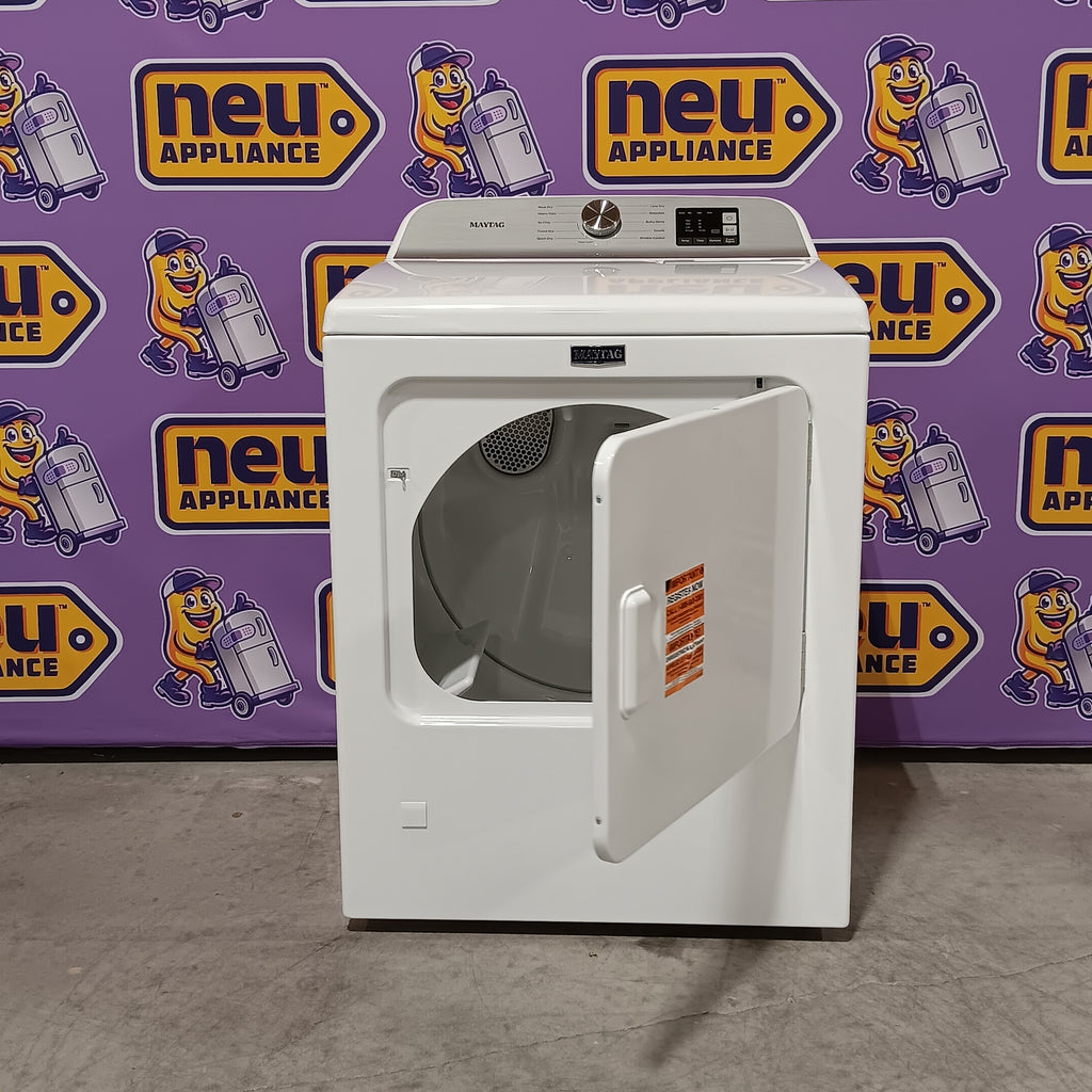 Pictures of Maytag Top Load 4.8 cu ft Washer with Deep Fill and Slow-Close Glass Lid MVW6200KW - Scratch & Dent (Minor) and Maytag 7.0 cu. ft Top Load Gas Dryer with Moisture Sensing 16154 - MGD6200KW - Scratch and Dent (Minor) - Neu Appliance Outlet - Discount Appliance Outlet in Austin, Tx
