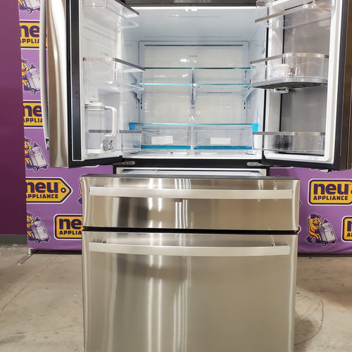 GE Profile™ ENERGY STAR® 29 Cu. Ft. Smart Fingerprint Resistant 4-Door French-Door Refrigerator with Door In Door GE9853 - PGD29BYTFS - New in Box