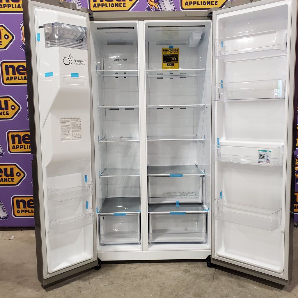 Pictures of LG 23 cu. ft. Side-by-Side Counter-Depth Refrigerator with Smooth Touch Dispenser 21SD010 - LRSXC2306S - Open Box - Neu Appliance Outlet - Discount Appliance Outlet in Austin, Tx