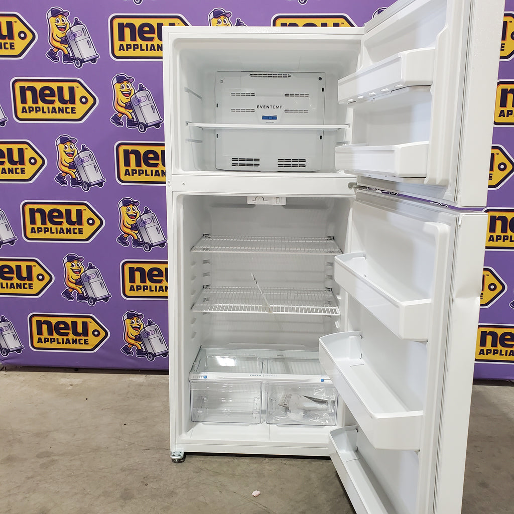 Pictures of Frigidaire 18 Cu. Ft. Garage Ready Top Freezer Refrigerator 20231SD242 - FFHT1814WW - Scratch & Dent (Major) - Neu Appliance Outlet - Discount Appliance Outlet in Austin, Tx