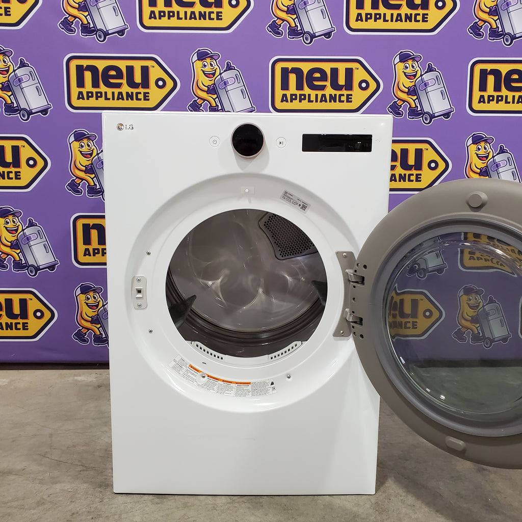 Pictures of LG 7.4 cu. ft. Smart Front Load Electric Dryer with AI Sensor Dry & TurboSteam™ Technology 25CR194 - DLEX6500W - Scratch & Dent (Minor) - Neu Appliance Outlet - Discount Appliance Outlet in Austin, Tx
