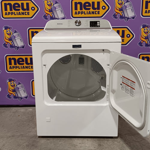 Pictures of Maytag 7.0 cu. ft Top Load Gas Dryer with Moisture Sensing 30131SD7 - MGD6200KW - Scratch and Dent (Minor) - Neu Appliance Outlet - Discount Appliance Outlet in Austin, Tx
