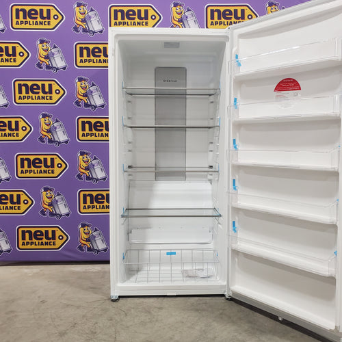 Pictures of Frigidaire 20 Cu. Ft. ENERGY STAR Garage Ready White Upright Freezer with EvenTemp™ Cooling System - FFUE2024AW - Scratch & Dent (Minor) - Neu Appliance Outlet - Discount Appliance Outlet in Austin, Tx