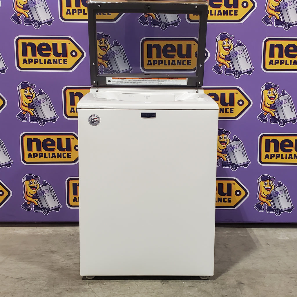 Pictures of Maytag 4.7 cu. ft. Smart Top Load Washing Machine with Extra Power Button and Deep Fill Option 1CR02067 - MVW6230HW - Certified Refurbished - Neu Appliance Outlet - Discount Appliance Outlet in Austin, Tx