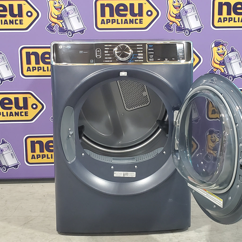 Pictures of GE Profile Smart Front Load Electric 7.8 Cu. Ft. Capacity Dryer with Steam and Sanitize Cycle PFD87ESPVRS - Open Box - Neu Appliance Outlet - Discount Appliance Outlet in Austin, Tx