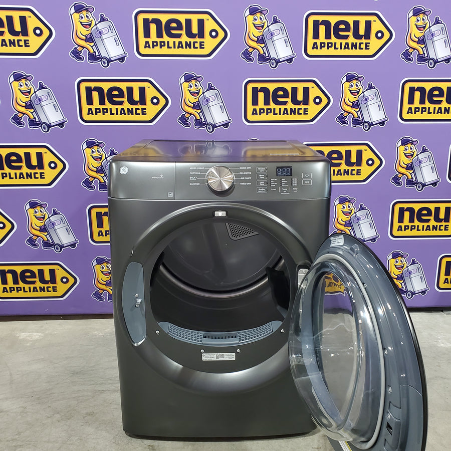 GE® ENERGY STAR® 7.8 cu. ft. Capacity Smart Front Load Electric Dryer 251318SD1326 - GFD35ESPYDS - Scratch & Dent (Major)