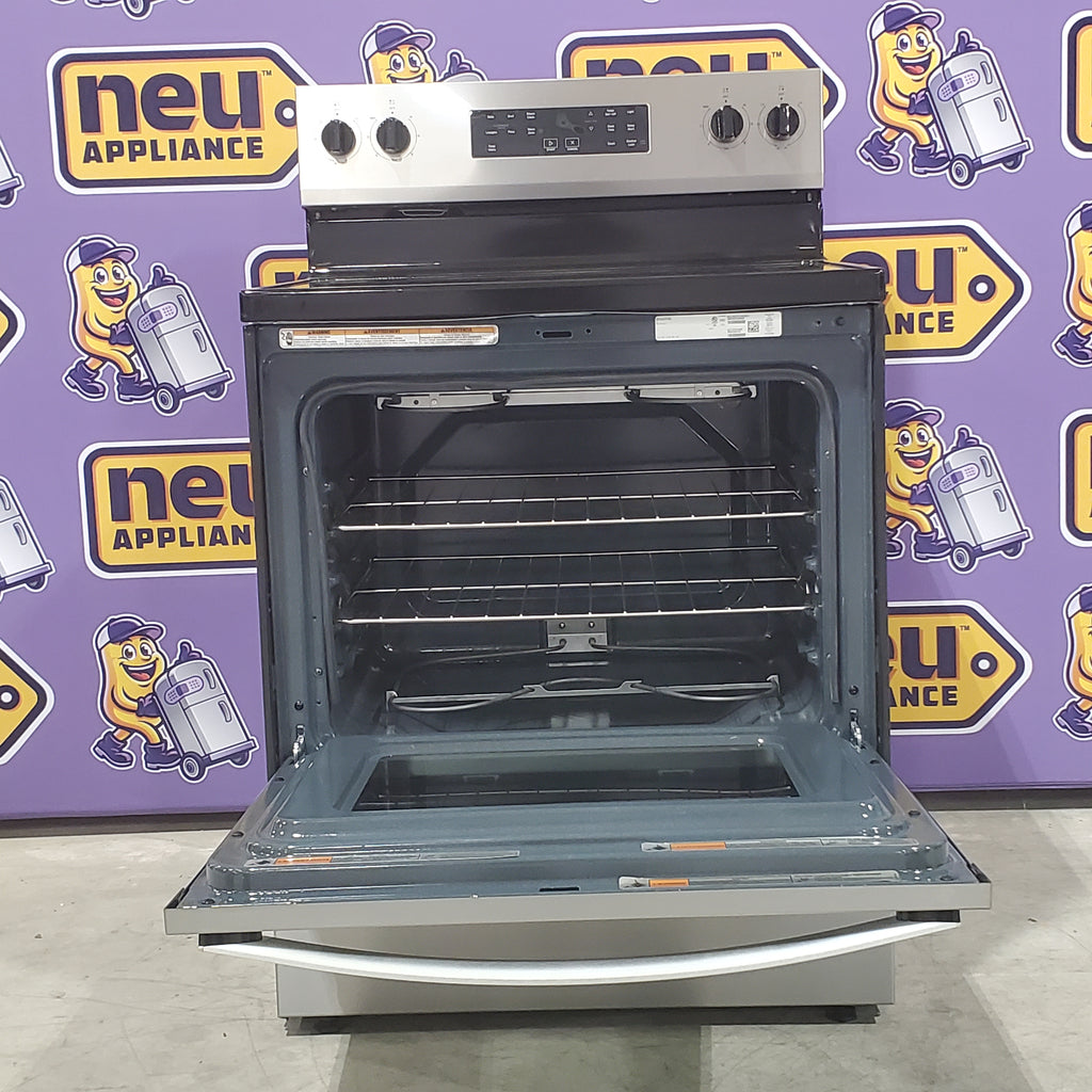 Pictures of Whirlpool Fingerprint Resistant Stainless Steel Electric 30 Inch Range with Steam Clean and No Preheat Mode WFES3330RZ - Open Box - Neu Appliance Outlet - Discount Appliance Outlet in Austin, Tx