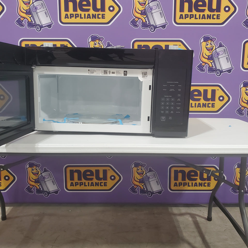 Pictures of GE Over-The-Range 1.6 Cu. Ft. Microwave Oven with Turntable On/Off and Auto/Time Defrost JVM3160DFBB - Open Box - Neu Appliance Outlet - Discount Appliance Outlet in Austin, Tx