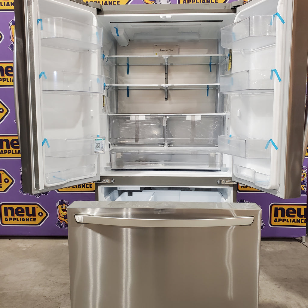 Pictures of LG 27 cu. ft. Smart Counter-Depth MAX™ French Door Refrigerator with Linear Cooling™ and Internal Water Dispenser 21SD003 - LRFLC2706S - Open Box - Neu Appliance Outlet - Discount Appliance Outlet in Austin, Tx