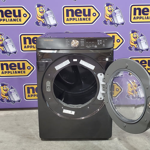 Samsung Frontload Brushed Black7.5 Cu. Ft.  Electric Dryer with Sensor Dry 5SD260 - DVE45T6000V Scratch & Dent (Minor)