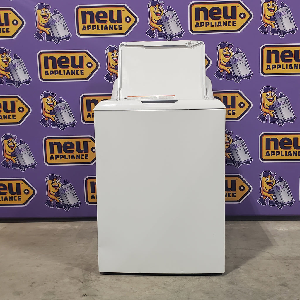 Pictures of Neu Select Silver Impeller Washer GE® ENERGY STAR® 4.4 cu. ft. stainless steel capacity washer - Certified Refurbished - Neu Appliance Outlet - Discount Appliance Outlet in Austin, Tx