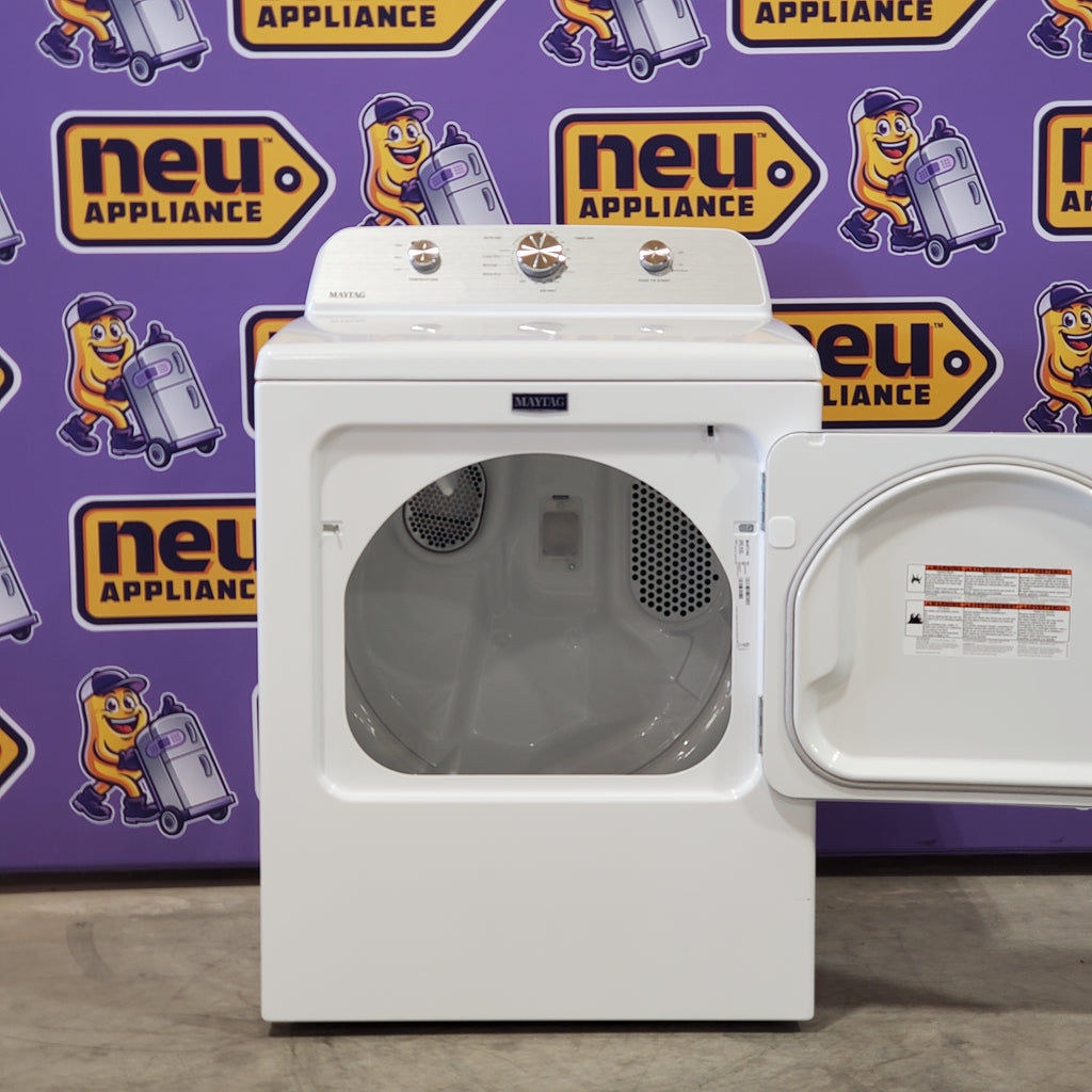 Pictures of MayTag 7.0 cu. ft. Top Load Electric Wrinkle Prevent Dryer MED4500MW - Open Box - Neu Appliance Outlet - Discount Appliance Outlet in Austin, Tx