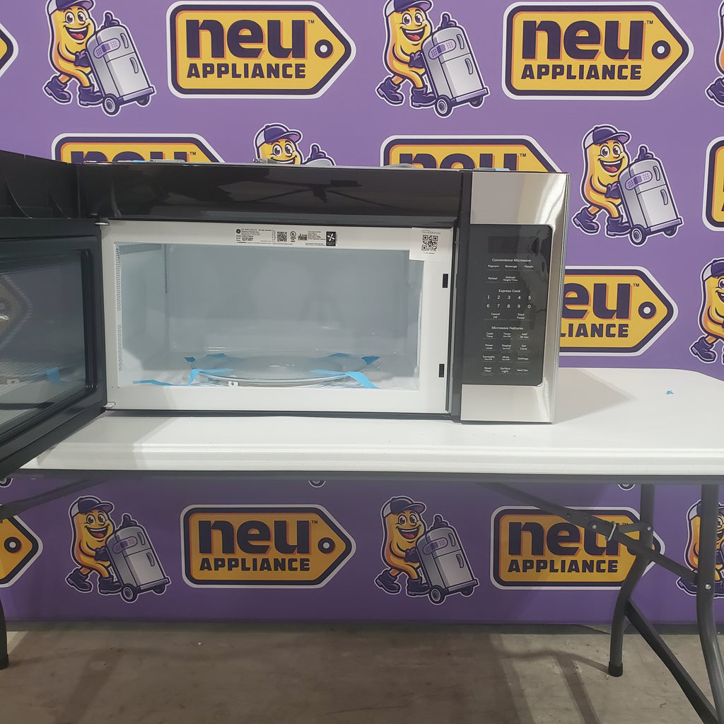 Pictures of GE Over-The-Range 1.7 Cu. Ft. Microwave Oven with Weight/Time Defrost and Turntable On/Off JVM6172SKSS - Scratch and Dent (Minor) - Neu Appliance Outlet - Discount Appliance Outlet in Austin, Tx