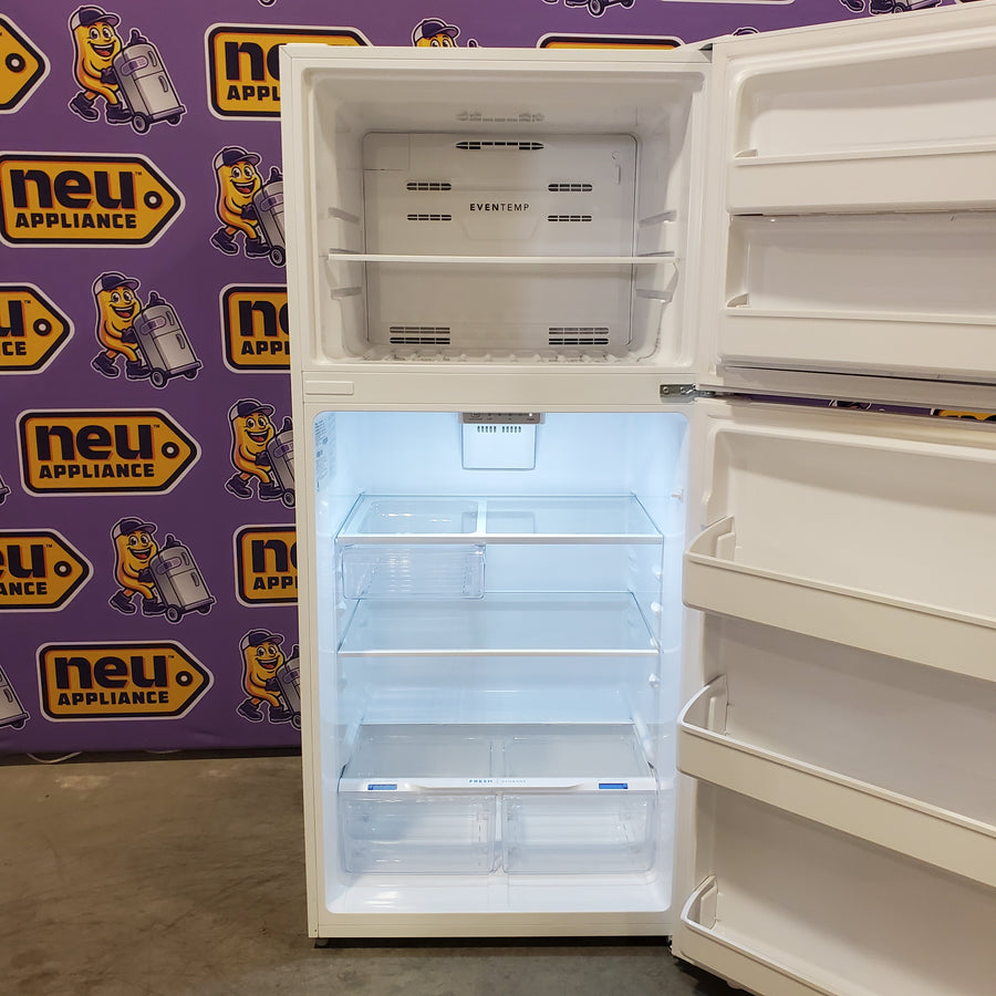 Frigidaire 18 Cu. Ft. Garage Ready Top Freezer Refrigerator 30133SD111 - FRTE1835AW - Scratch & Dent (Moderate)