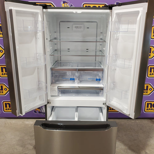 Frigidaire Gallery 20 Cu. Ft. 30" Wide Standard-Depth French Door Refrigerator in Stainless Steel 20SD80 - GRFN2023AF - Scratch & Dent (Minor)