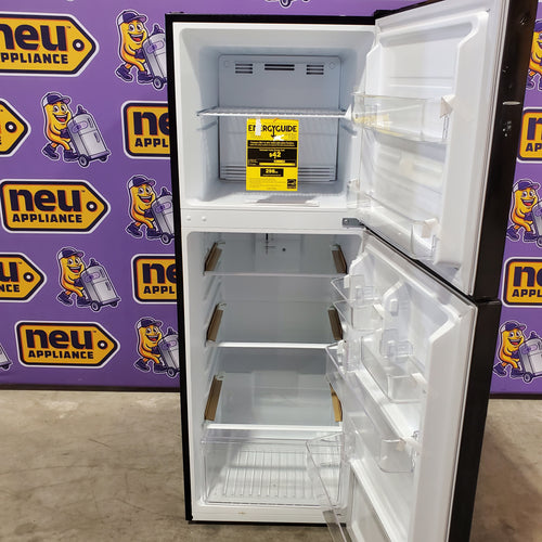 Vissani Black Top Freezer 10.1 Cu. Ft. Refrigerator with No Frost Design 251310SD892 - MDTF10BK - Scratch & Dent (Moderate)