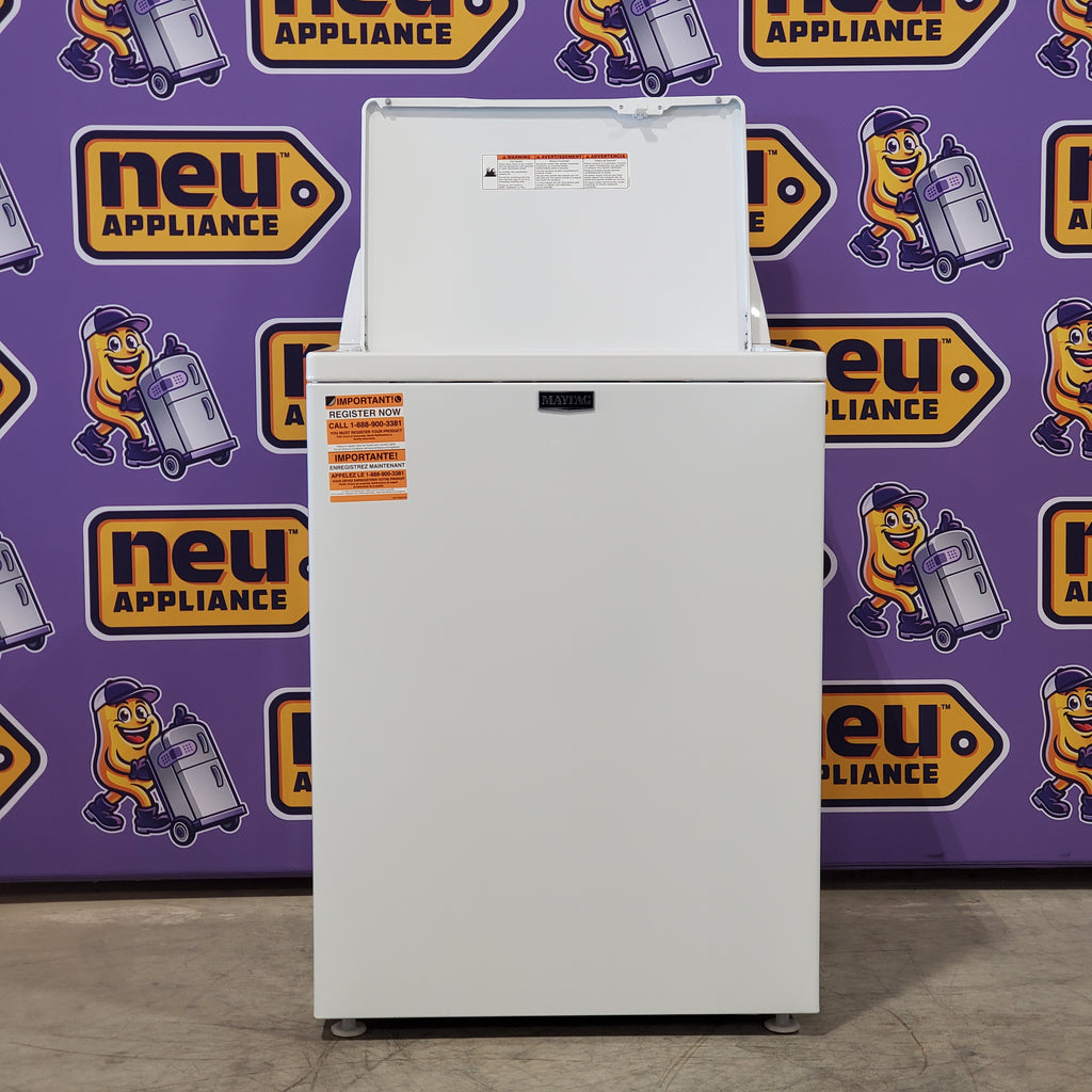 Pictures of Maytag Top Load 3.8 cu. ft. Washer with Deep Fill and Quick Wash Cycle MVW4005SW - Open Box - Neu Appliance Outlet - Discount Appliance Outlet in Austin, Tx