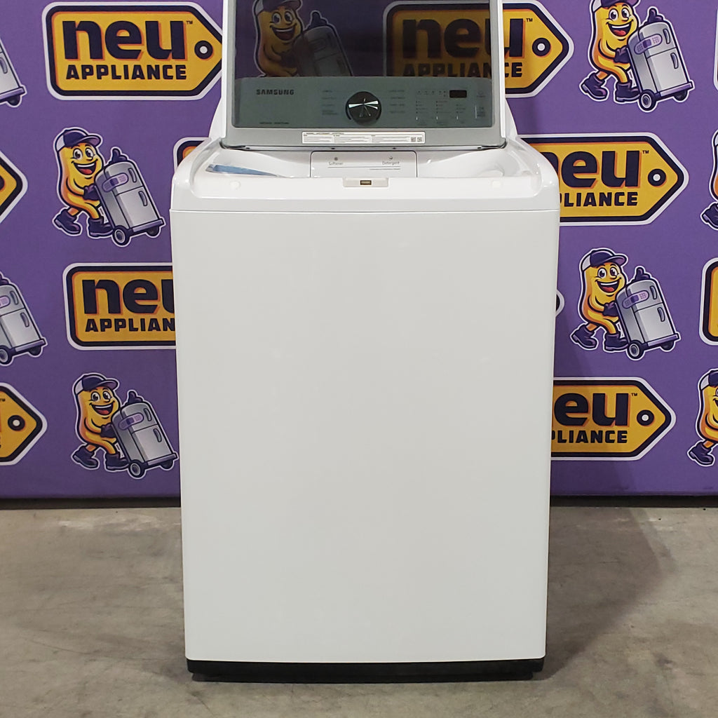Pictures of Samsung 4.4 cu. ft. Top Load Washer with ActiveWave™ Agitator and Soft-Close Lid in White 1CR05056 - WA44A3205AW - Certified Refurbished - Neu Appliance Outlet - Discount Appliance Outlet in Austin, Tx