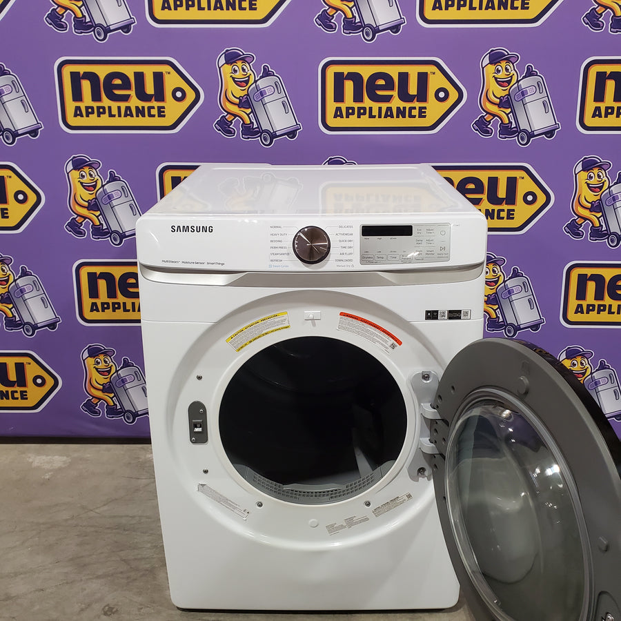 Samsung 7.5 cu. ft. Front Load Gas Dryer with Steam  31134SD186 - DVG45B6300W - Scratch & Dent (Minor)