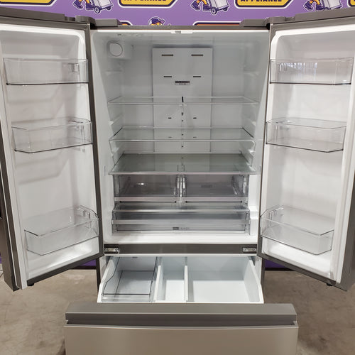 Whirlpool French Door 31 Cu. Ft. Refrigerator with Total Coverage Cooling in Fingerprint Resistant Stainless Steel 25137SD703 - WRFF3136SZ - Scratch & Dent (Minor)