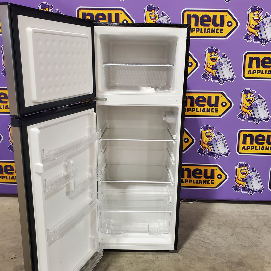Frigidaire 7.5 cu. ft. Mini Refrigerator with Top Freezer in Stainless Look EFR780-6COM - Open Box
