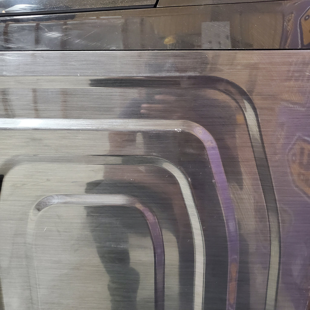 Pictures of Samsung 5.0 cu. ft. Energy Star Top Load Washer with Active Water Jet in Black Stainless Steel 1CR04015 - WA50R5400AV - Certified Refurbished - Neu Appliance Outlet - Discount Appliance Outlet in Austin, Tx