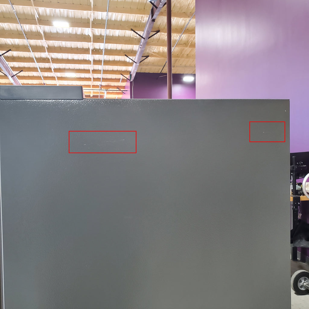 Frigidaire Gallery 22 Cu. Ft. Counter-Depth 4-Door Energy Star Certified Refrigerator in Smudge-Proof Stainless Steel 3SD1003 - GRQC2255BF - Scratch & Dent (Minor)