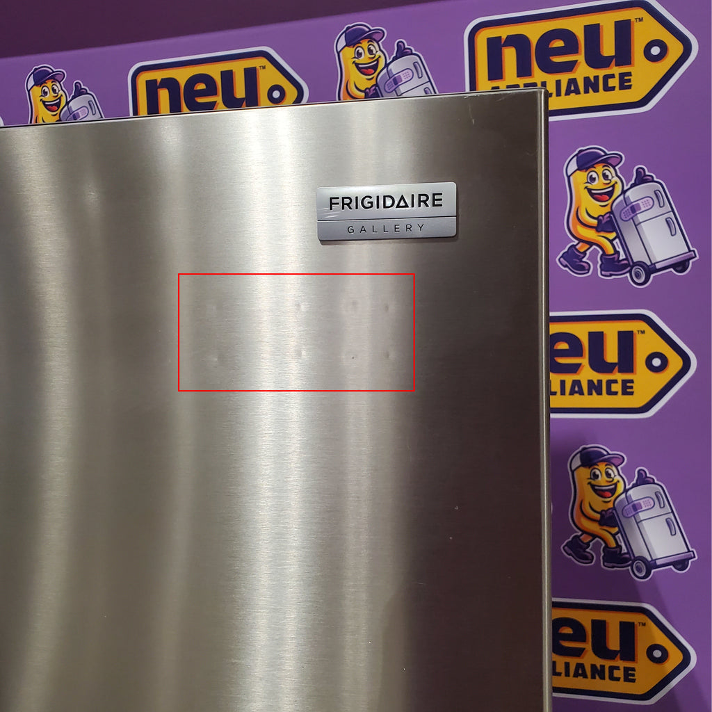 Pictures of Frigidaire 27.8-cu ft ENERGY STAR French Door Refrigerator with Dual Ice Maker in Fingerprint Resistant Stainless Steel 3SD1059 - GRFS2853AF - Scratch & Dent (Moderate) - Neu Appliance Outlet - Discount Appliance Outlet in Austin, Tx
