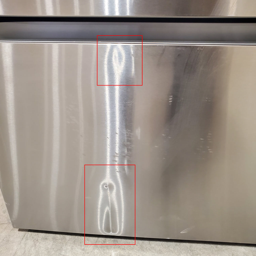 LG 29 cu. ft. Smart Standard-Depth MAX™ 4-Door French Door Refrigerator with Full-Convert Drawer™ in Print Proof Stainless Steel 5SD271 - LF29H8330S - Scratch & Dent (Moderate)