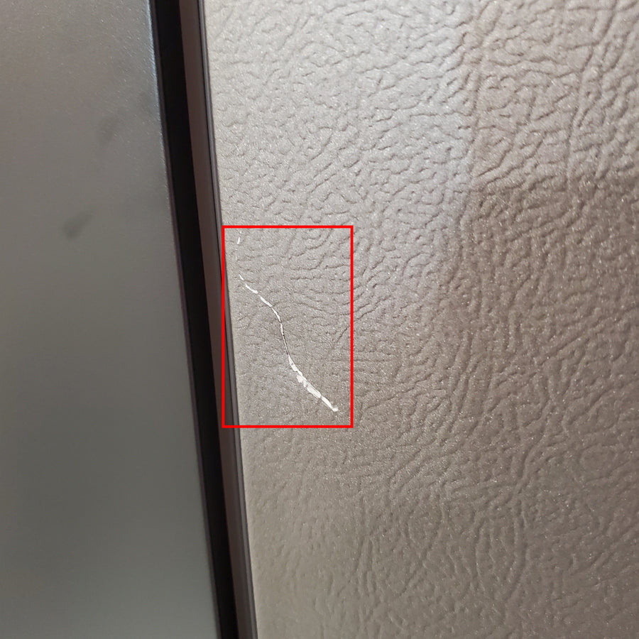 Samsung Bespoke White Glass 3 Door French Door 30 Cu. Ft. Refrigerator with Beverage Center 22221425 - RF30BB660012 - Scratch & Dent (Minor)