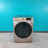 Champagne Samsung 7.5 cu. ft. Front Load Electric Dryer with Steam Sanitize+- Scratch & Dent - Minor