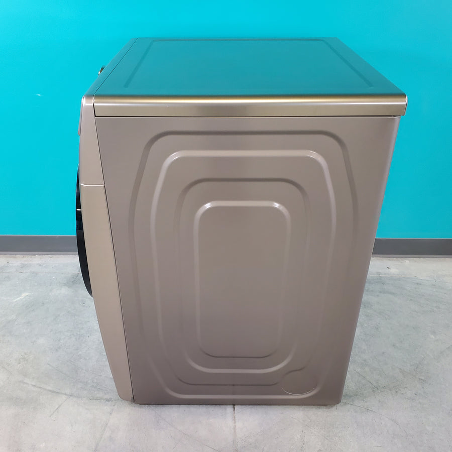 Champagne Samsung 7.5 cu. ft. Front Load Electric Dryer with Steam Sanitize+- Scratch & Dent - Minor