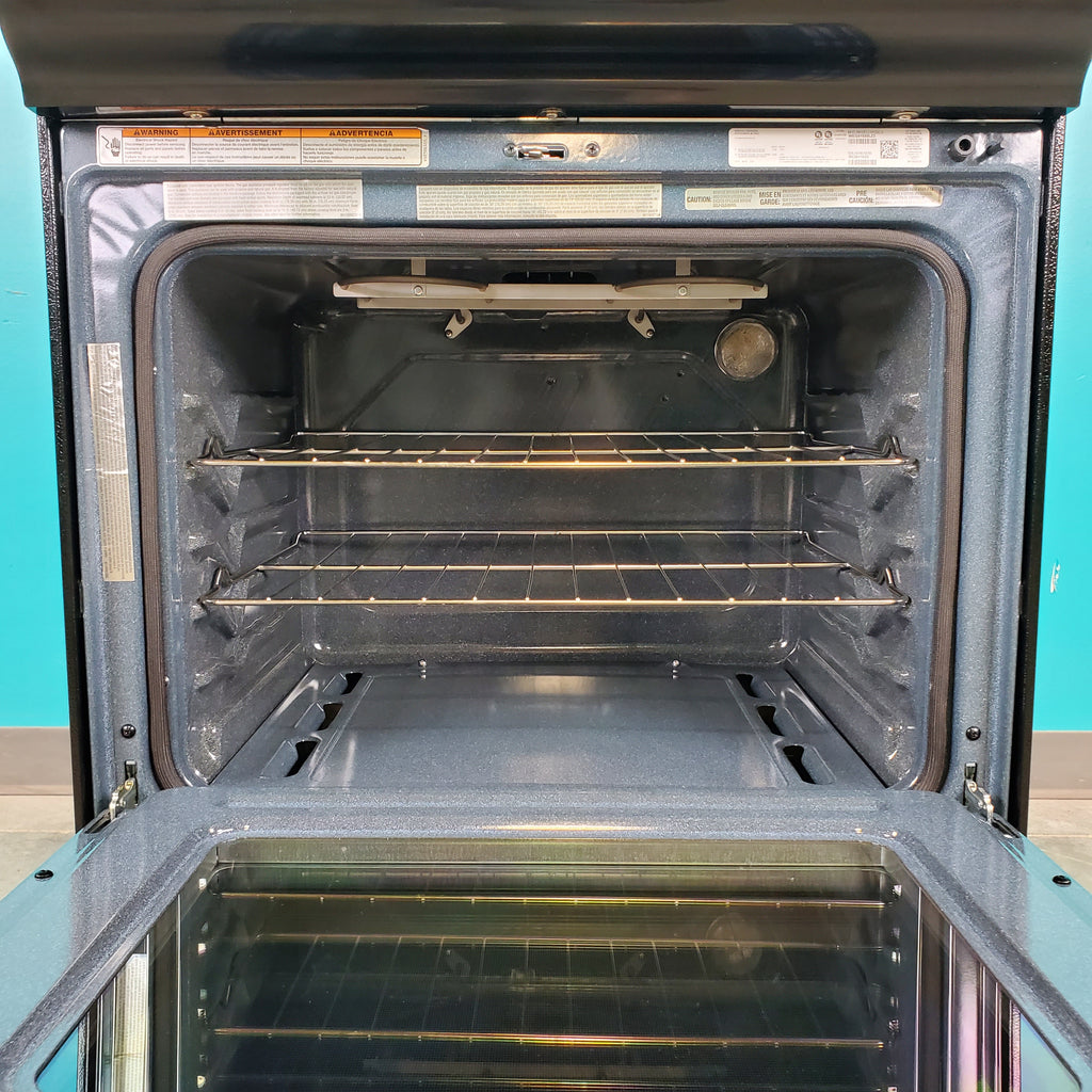 Pictures of Scratch and Dent - Fingerprint Resistant Stainless Steel Whirlpool 5.0 cu. ft. 4 Burner Slide In Gas Range with Frozen Bake Technology - Neu Appliance Outlet - Discount Appliance Outlet in Austin, Tx
