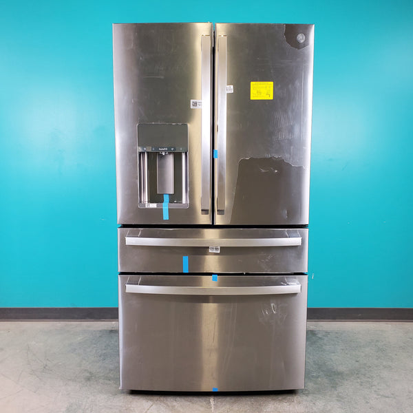 Stainless Steel ENERGY STAR GE Profile 27.9 cu. ft. Smart 4 Door French Door Refrigerator with Door in Door- Scratch & Dent - Minor