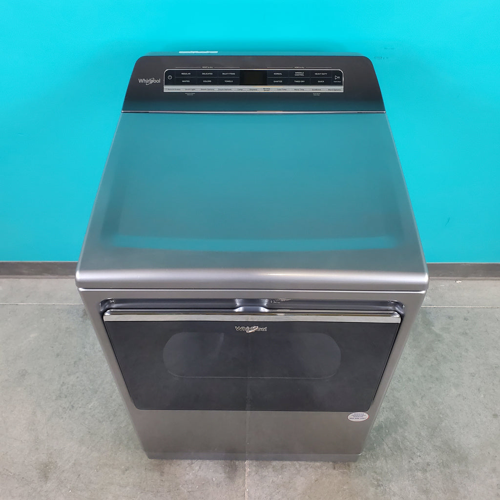 Pictures of Chrome Shadow ENERGY STAR Whirlpool 7.4 cu. ft. Electric Dryer with Smart Steam - Scratch & Dent - Minor - Neu Appliance Outlet - Discount Appliance Outlet in Austin, Tx