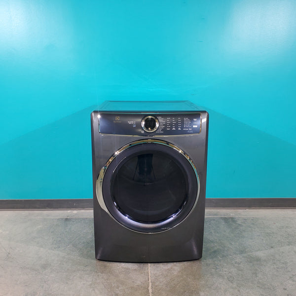 Titanium ENERGY STAR Electrolux 8.0 cu. ft. Front Load Electric Dryer with Perfect Steam - Scratch & Dent - Minor