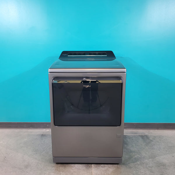 Chrome Shadow ENERGY STAR Whirlpool 7.4 cu. ft. Smart Steam Gas Dryer with Steam - Scratch & Dent - Minor