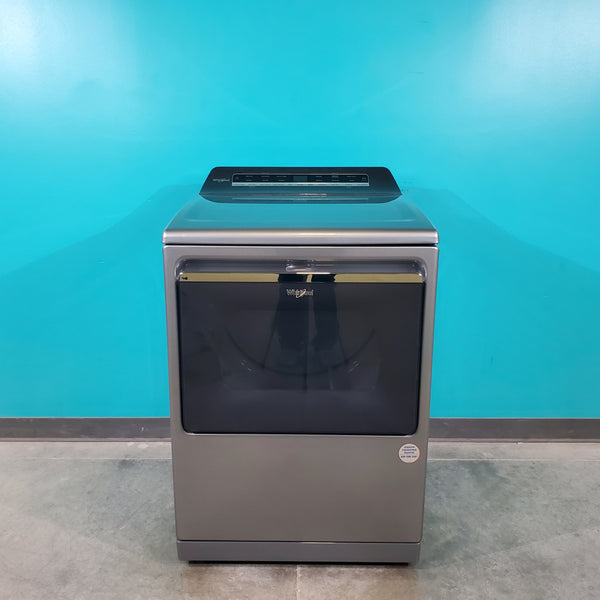 Chrome Shadow ENERGY STAR Whirlpool 7.4 cu. ft. Electric Dryer with Smart Steam - Scratch & Dent - Minor