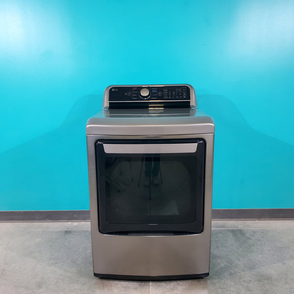 Graphite Steel ENERGY STAR LG 7.3 cu. ft. Electric Dryer with EasyLoad Door - Scratch & Dent - Minor