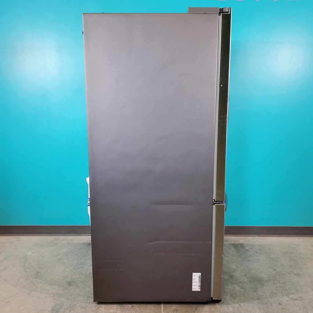 Pictures of Fingerprint Resistant Stainless Steel ENERGY STAR Samsung 27 cu. ft. 3 Door French Door Refrigerator with Dual Ice Makers- Scratch & Dent - Minor - Neu Appliance Outlet - Discount Appliance Outlet in Austin, Tx