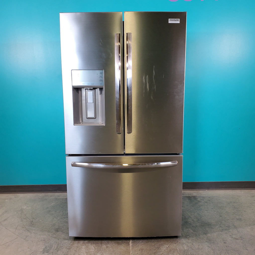 Pictures of Stainless Steel ENERGY STAR Frigidaire Gallery 27.8 cu. ft. 3 Door French Door Refrigerator Refrigerator with Dual Ice Maker- Scratch & Dent - Minor - Neu Appliance Outlet - Discount Appliance Outlet in Austin, Tx