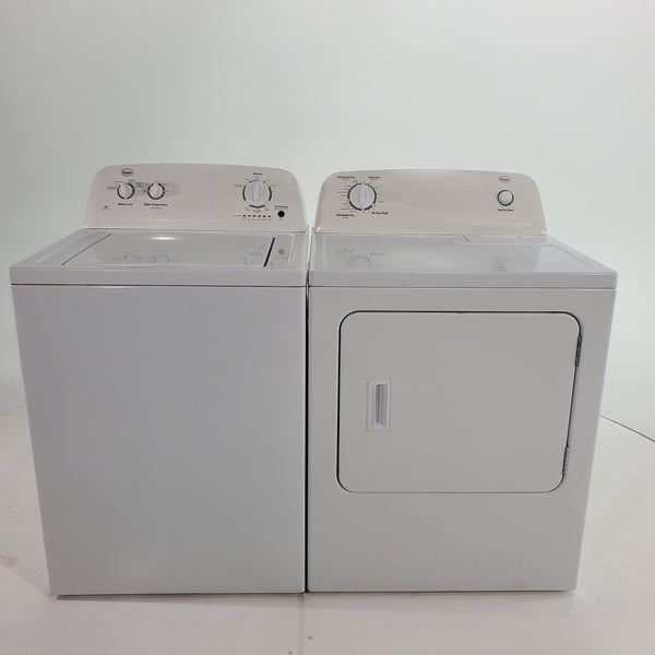 High Efficiency Roper 3.5 cu. ft. Top Load Washer with Deep Water Wash Option and Roper 6.5 cu ft Electric Dryer with Automatic Dry- Certified Refurbished