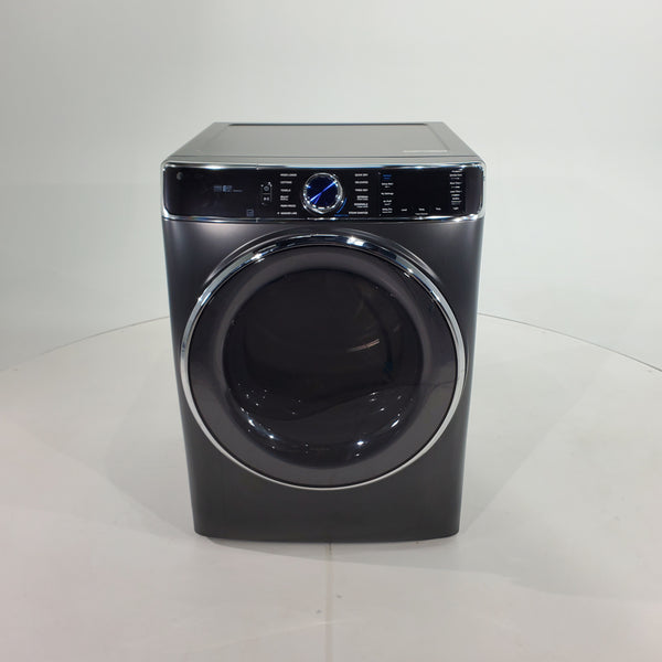 Carbon Graphite ENERGY STAR GE 7.8 cu. ft. Front Load Gas Dryer with Power Steam- Scratch & Dent - Minor