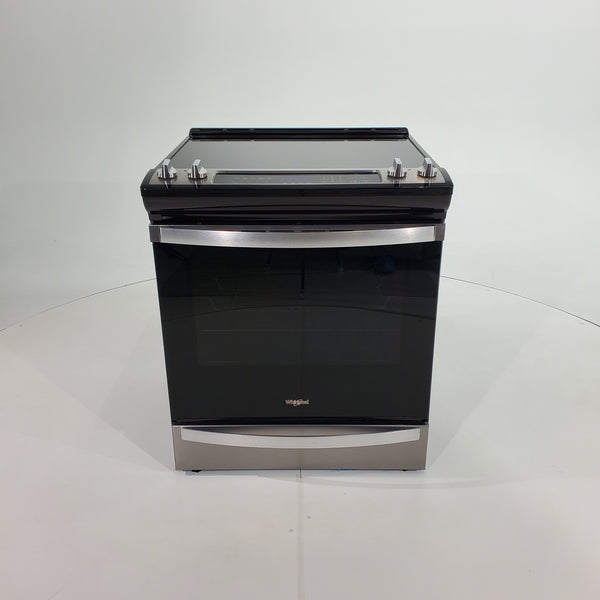 Fingerprint Resistant Stainless Steel Whirlpool 6.4 cu. ft. 5 Heating Element Slide In Electric Range with Air Fry - Scratch & Dent - Minor