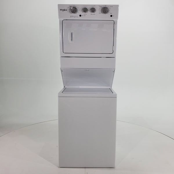 28 in. Wide Whirlpool 3.5 cu. ft. Washer and 5.9 cu. ft. Electric Dryer Laundry Center with AutoDry Drying System- Certified Refurbished
