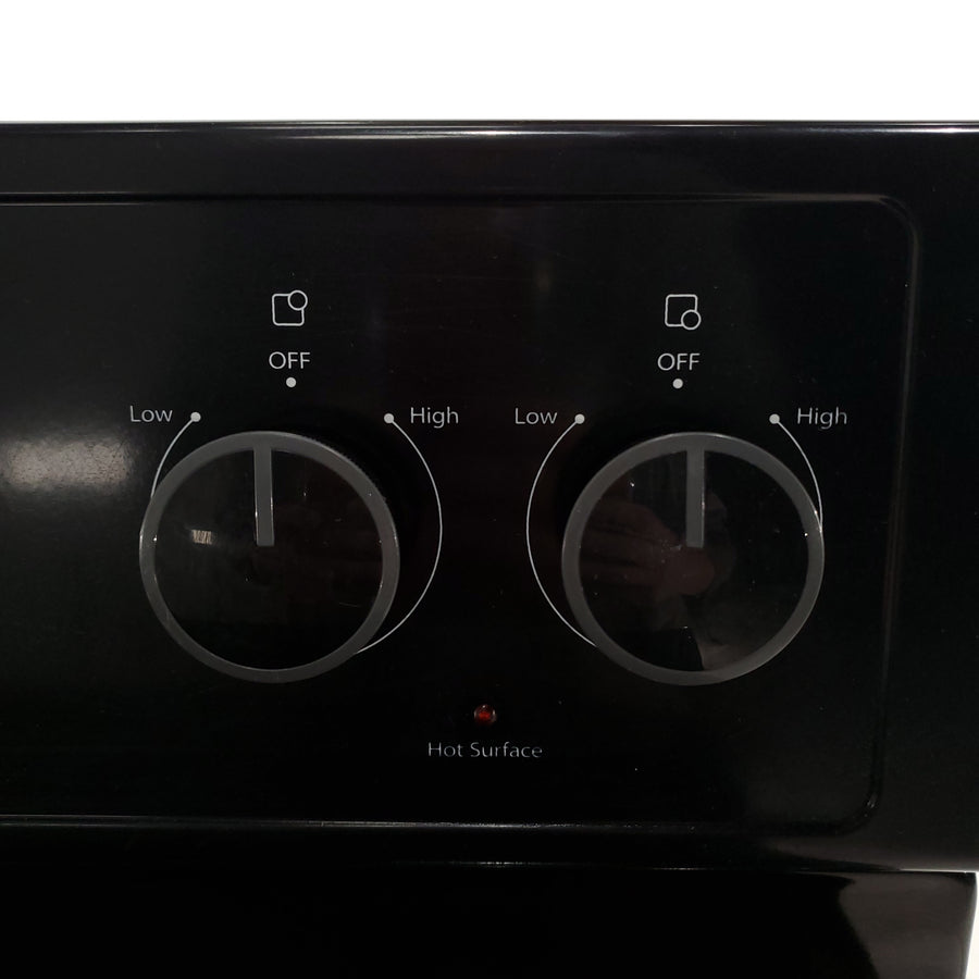 Black Whirlpool 4.8 cu. ft. 4 Heating Element Freestanding Electric Range with Custom Broil- Certified Refurbished