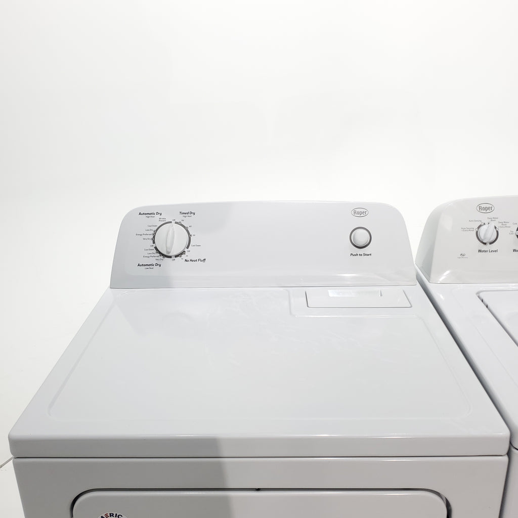 Pictures of HE 3.5 cu. ft. Top Load Washer with Deep Water Wash Option and 6.5 cu. ft. Electric Dryer with Wrinkle Prevent - Certified Refurbished - Neu Appliance Outlet - Discount Appliance Outlet in Austin, Tx