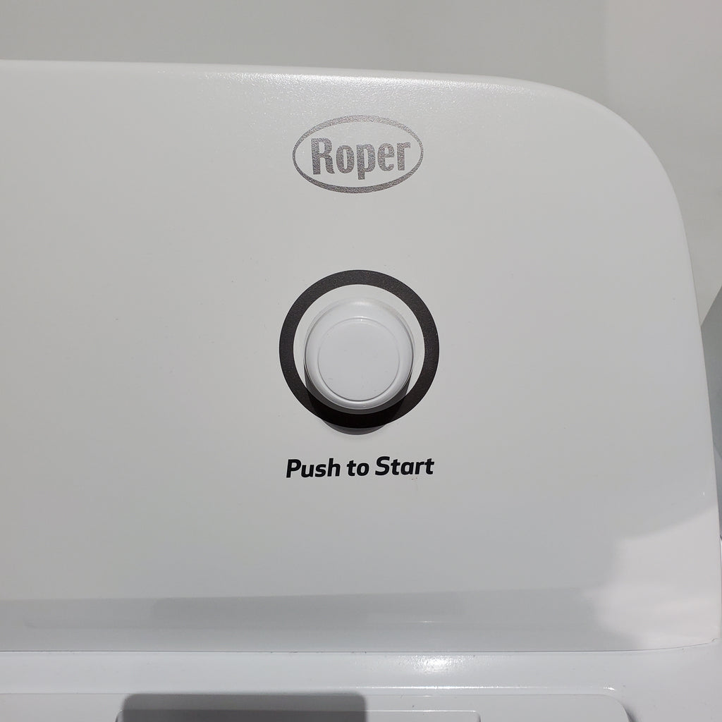 Pictures of Roper 3.6 cu. ft. Top Load Washing Machine with Status Indicator Lights and 6.5 cu. ft. Electric Dryer with Wrinkle Prevent - Certified Refurbished - Neu Appliance Outlet - Discount Appliance Outlet in Austin, Tx