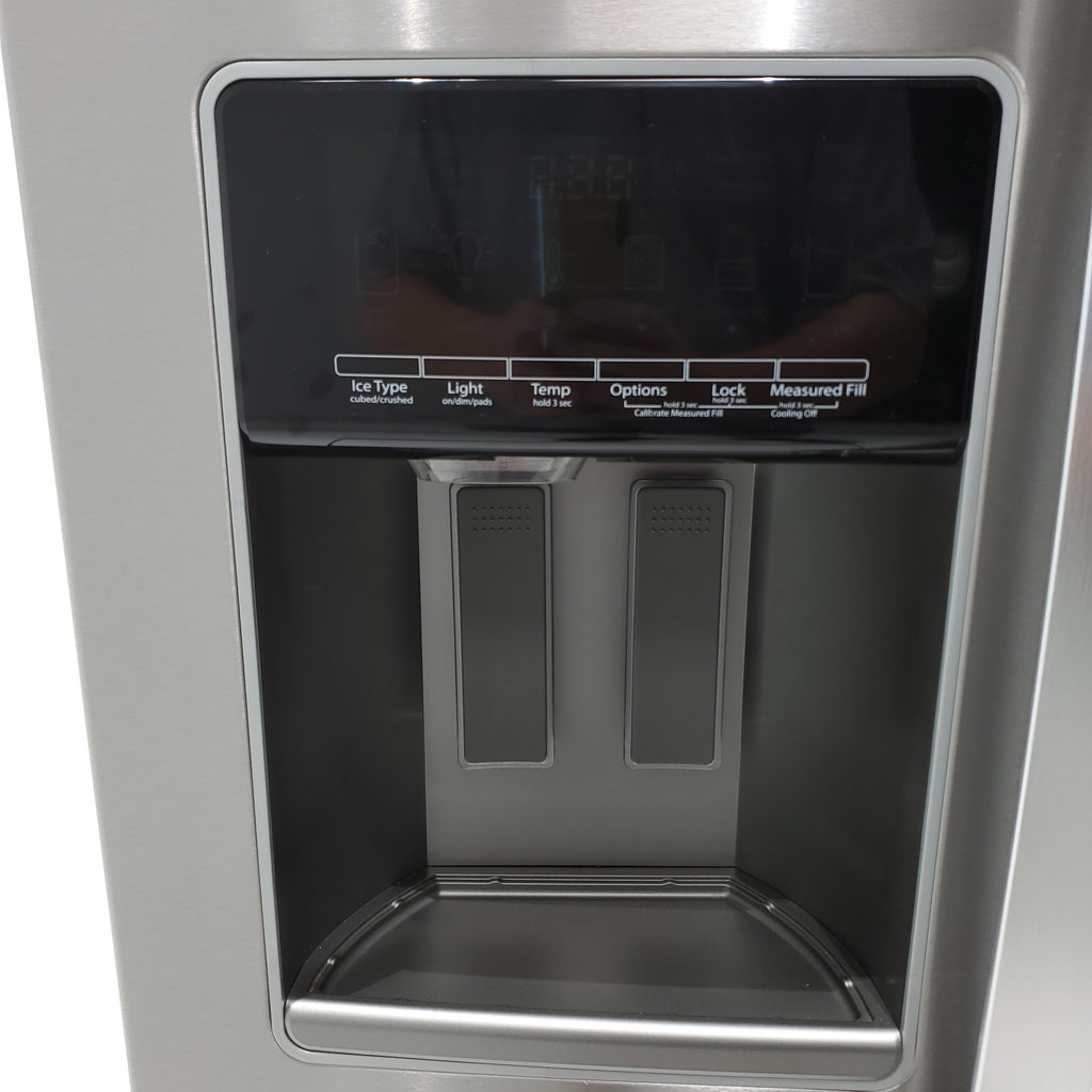 Pictures of Fingerprint-Resistant Stainless Steel Whirlpool 28.49 cu. ft. Side by Side Refrigerator with In Door Ice and Water Dispenser - Scratch & Dent - Minor - Neu Appliance Outlet - Discount Appliance Outlet in Austin, Tx