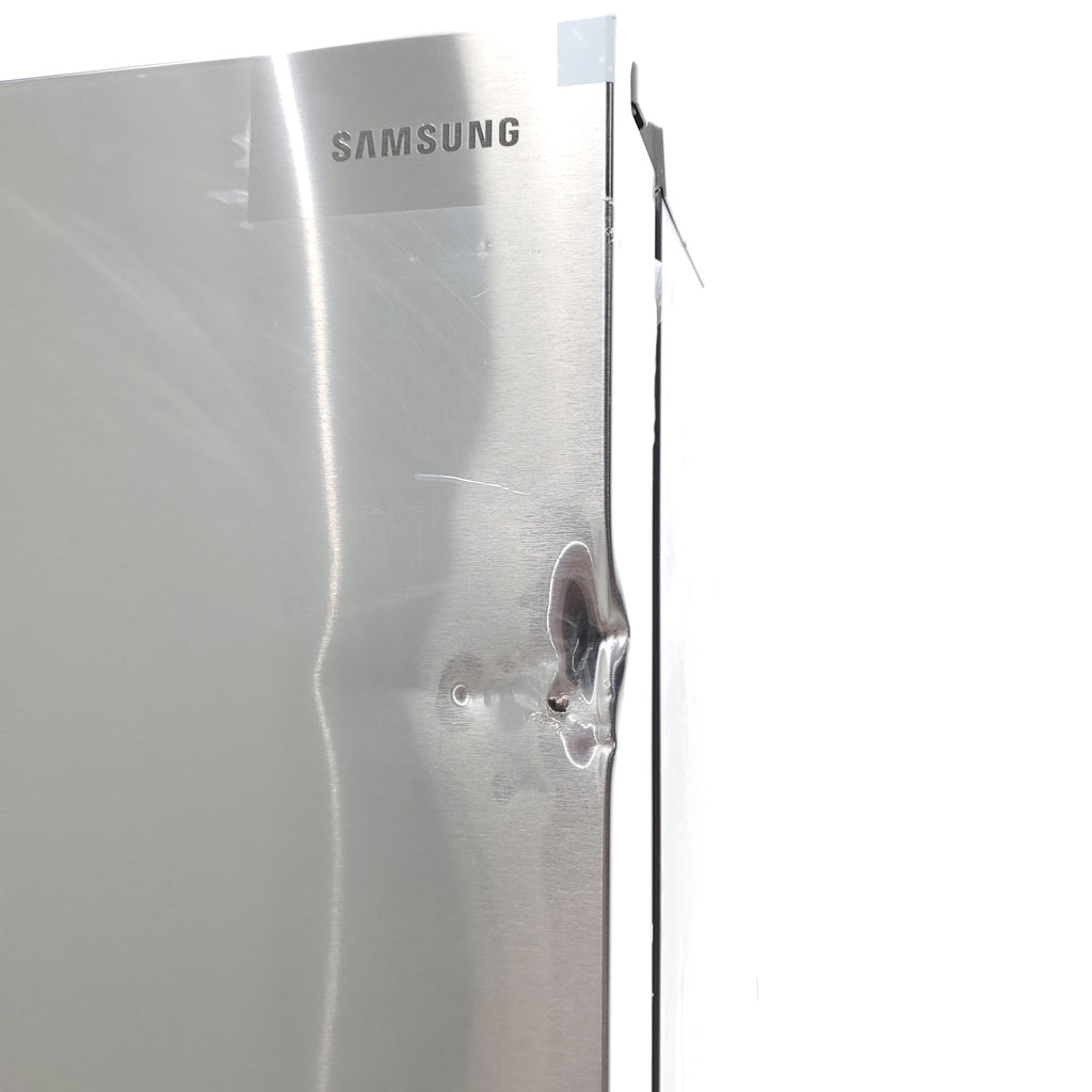 Pictures of Counter Depth Fingerprint Resistant Stainless Steel ENERGY STAR Samsung 22.9 cu. ft. 4 Door Flex Refrigerator with Dual Ice Maker - Scratch & Dent - Moderate - Neu Appliance Outlet - Discount Appliance Outlet in Austin, Tx